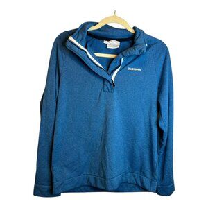 Craghoppers Sweatshirt Women's Size EU 40 UK 14 US Large Fleece 1/2 Zip Blue